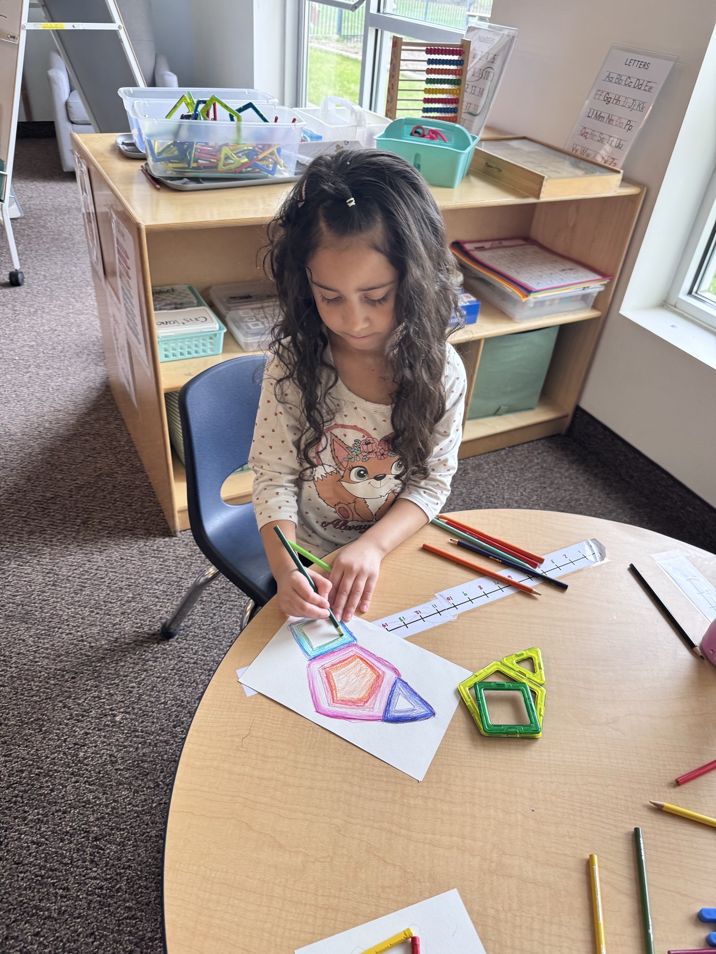 Exploring shapes and color